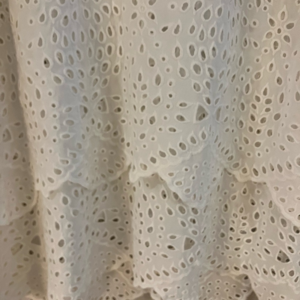 CAbi White Eyelet Tank Top - Picture 6 of 8